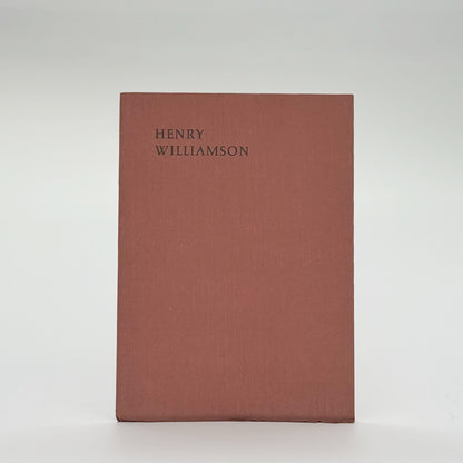 Hughes, Ted - Henry Williamson, a Tribute (Signed)