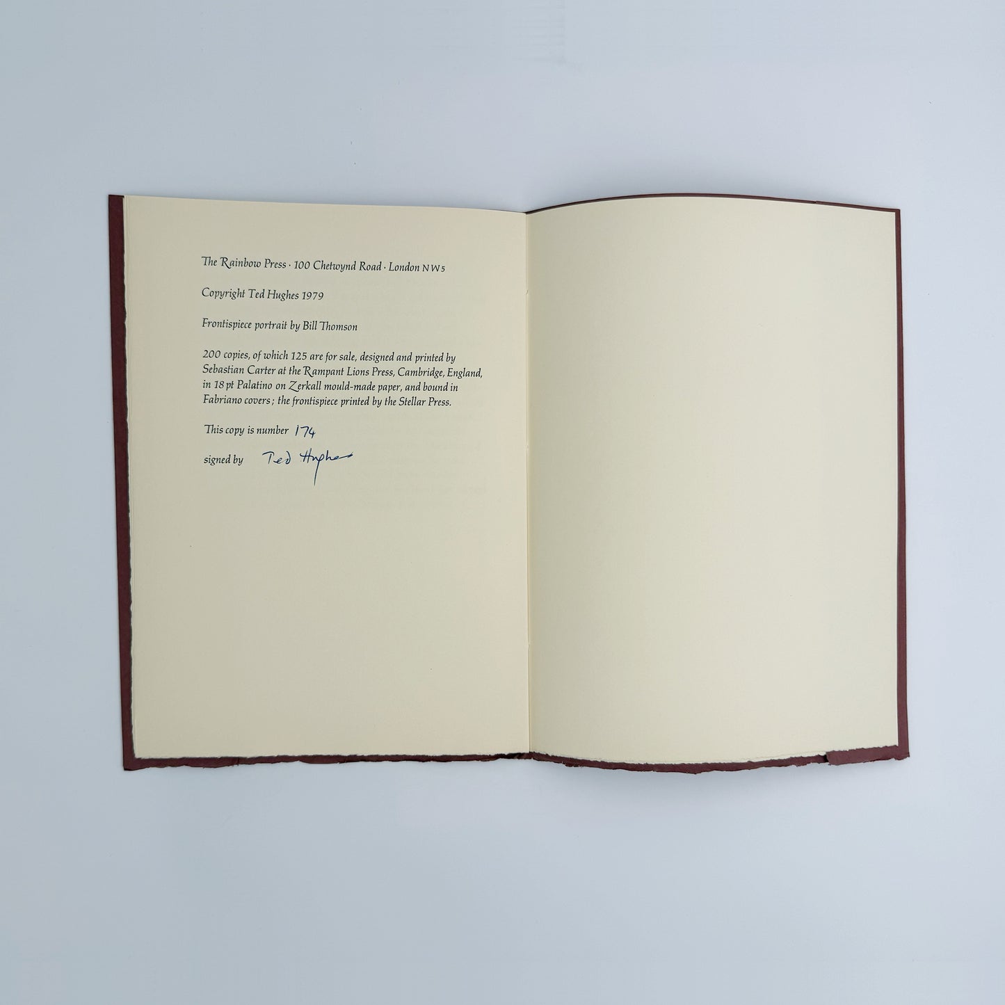 Hughes, Ted - Henry Williamson, a Tribute (Signed)