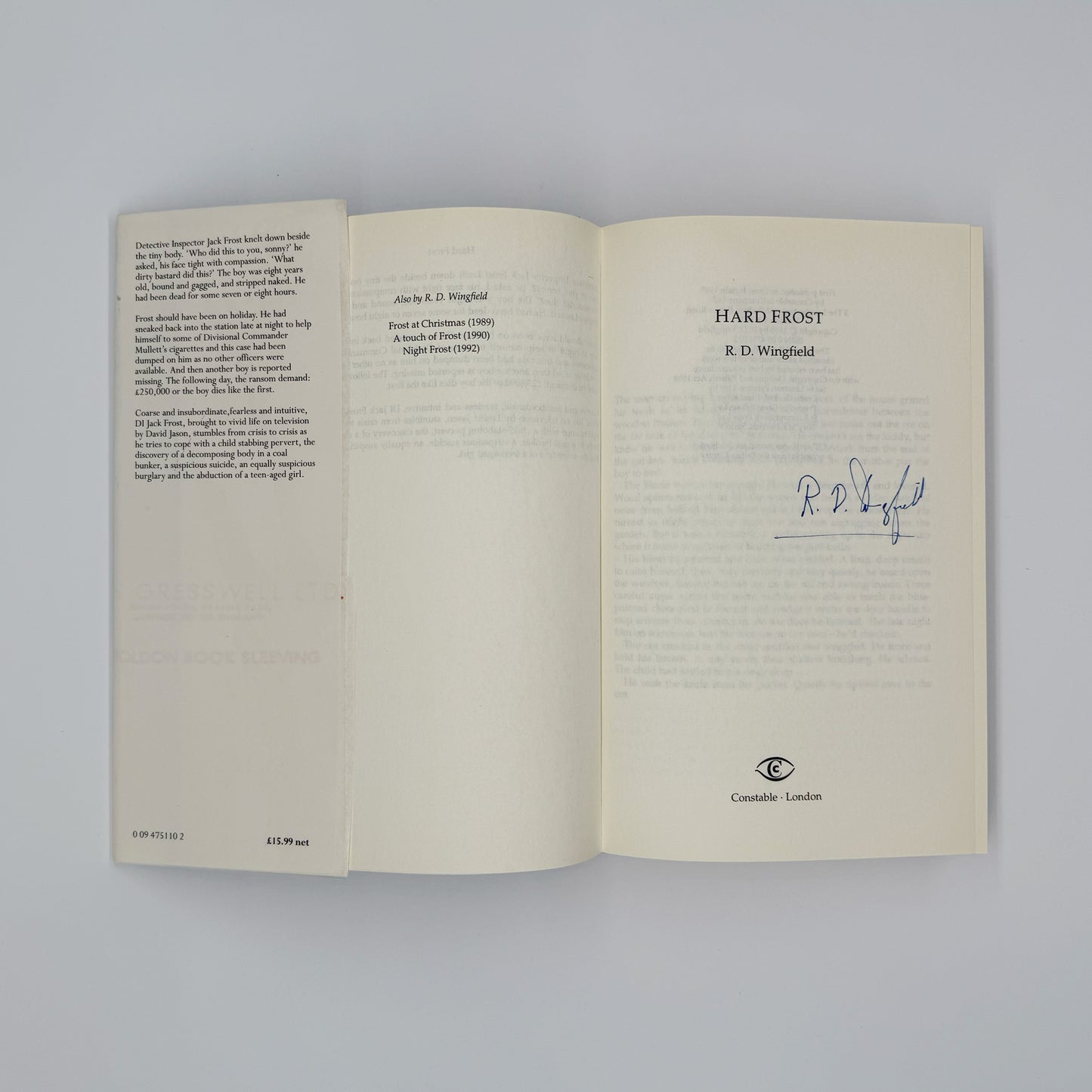 Wingfield, R.D. - Hard Frost (Signed)