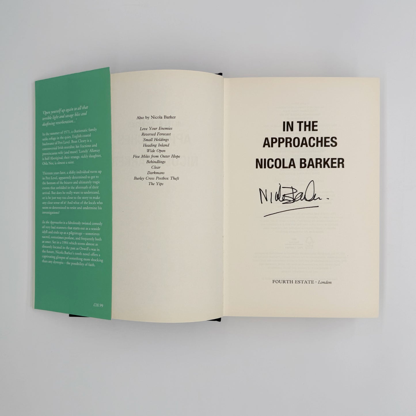 Barker, Nicola - In The Approaches (Signed)