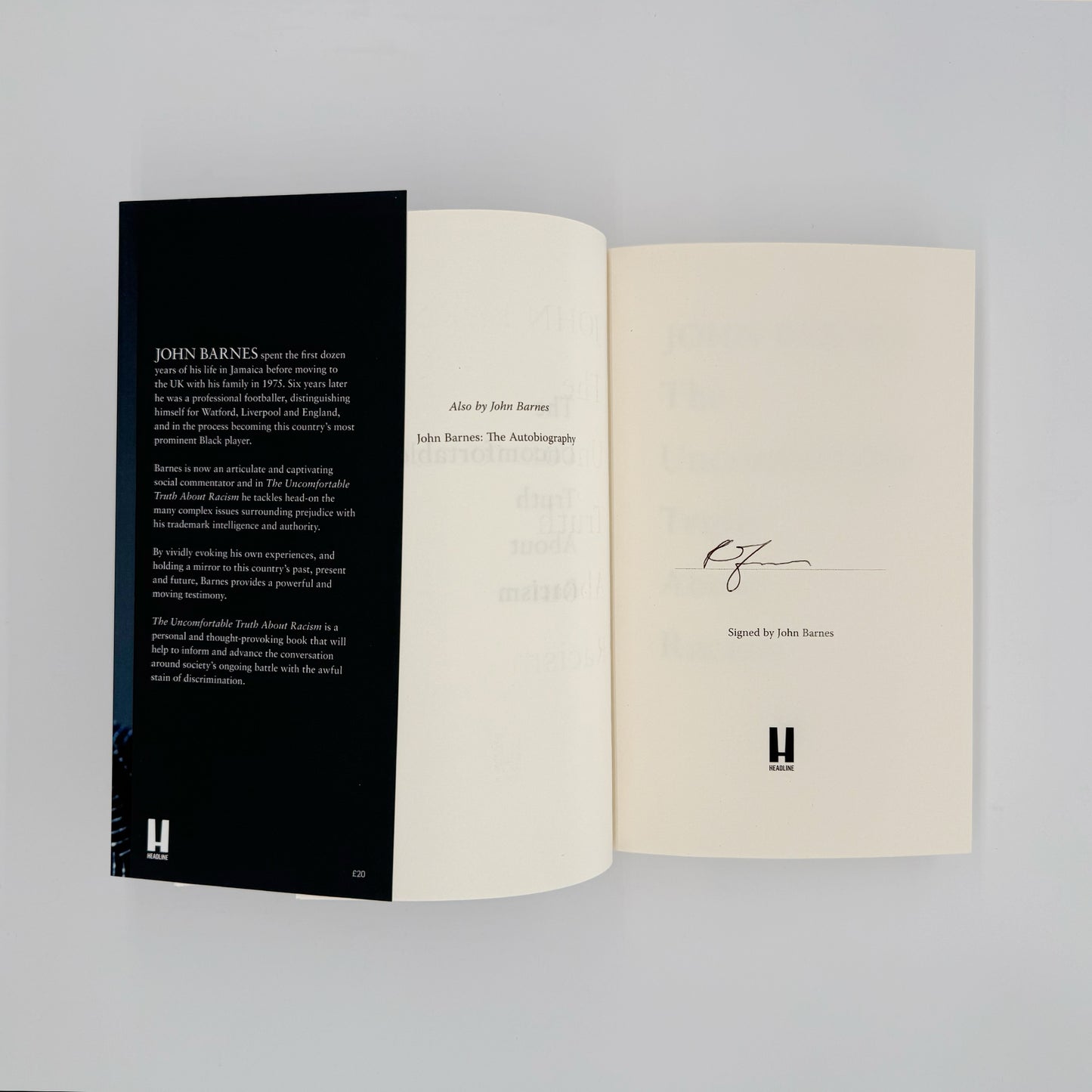 Barnes, John - The Truth About Racism (Signed)
