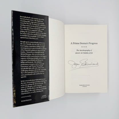 Sutherland, Joan - A Prima Donna’s Progress (Signed)