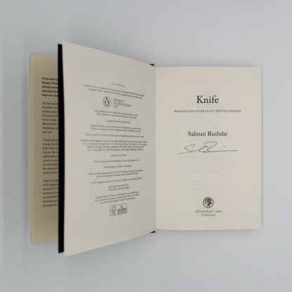 Rushdie, Salman - Knife (Signed)