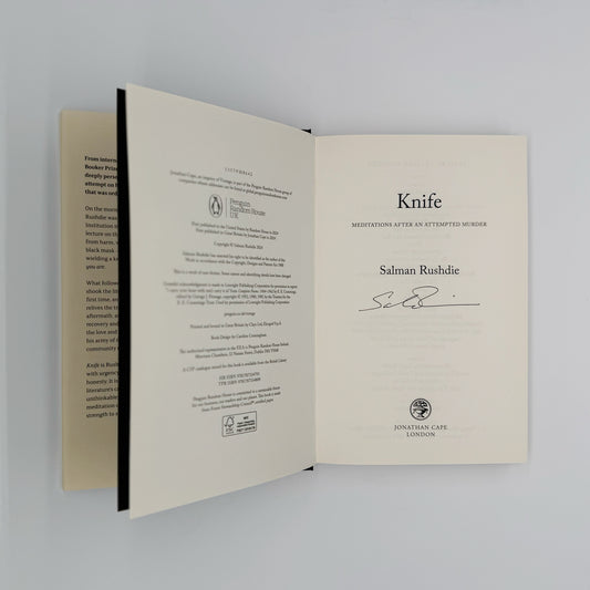 Rushdie, Salman - Knife (Signed)