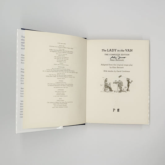 Bennett, Alan - The Lady In The Van (Signed)