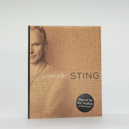 Sting - Lyrics (Signed)