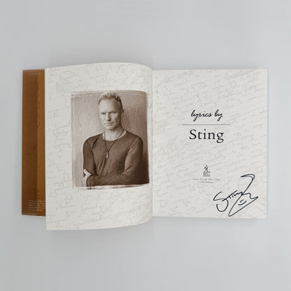 Sting - Lyrics (Signed)