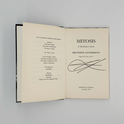 Sanderson, Brandon - Mitosis (Signed)