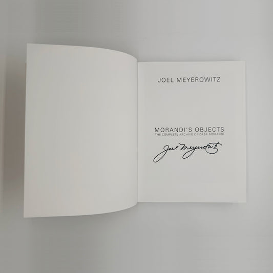 Meyerowitz, Joel - Morandi’s Objects (Signed)