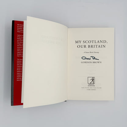 Brown, Gordon - My Scotland, Our Britain (Signed)