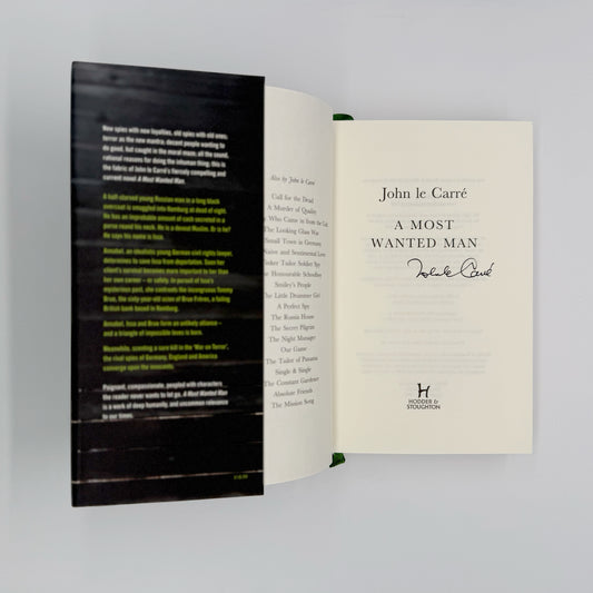 Le Carre, John - A Most Wanted Man (Signed)