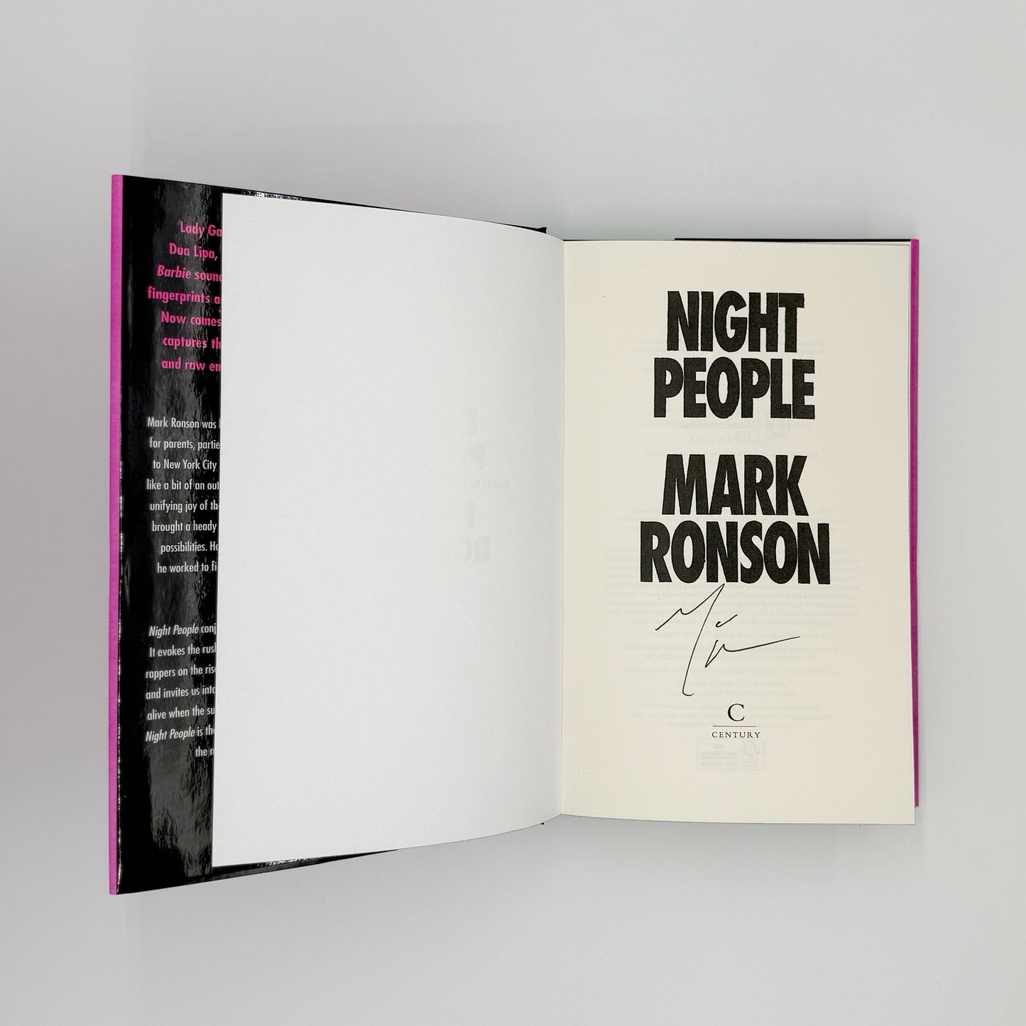Ronson, Mark - Night People (Signed)