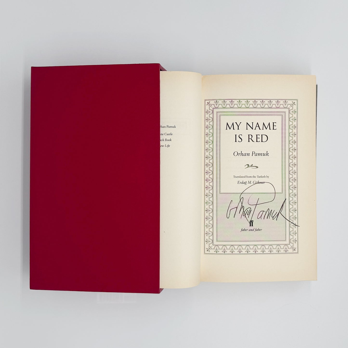 Pamuk, Orhan - My Name is Red (Signed)