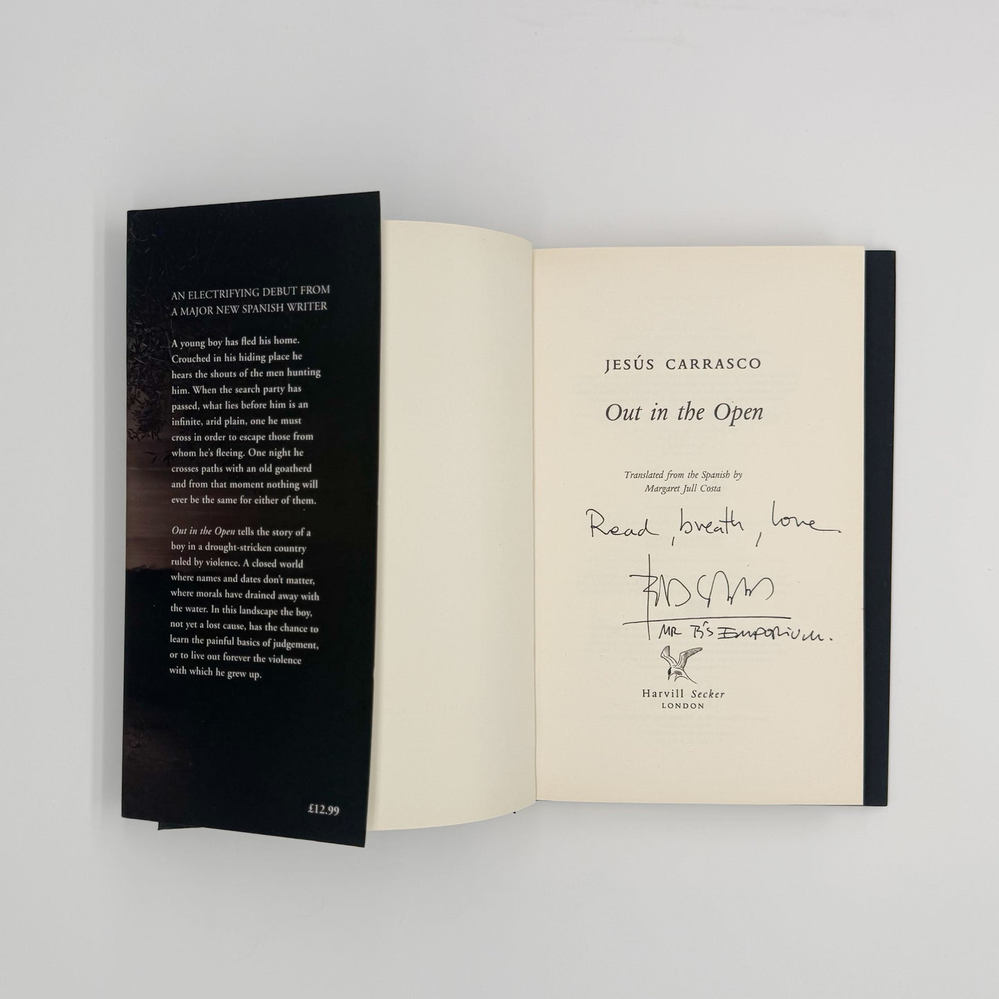 Carrasco, Jesus - Out In The Open (Signed)