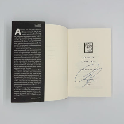 Lee, Chang-Rae - On Such A Full Sea (Signed)