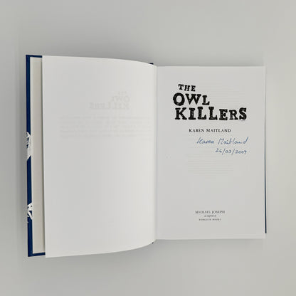 Maitland, Karen - The Owl Killers (Signed)