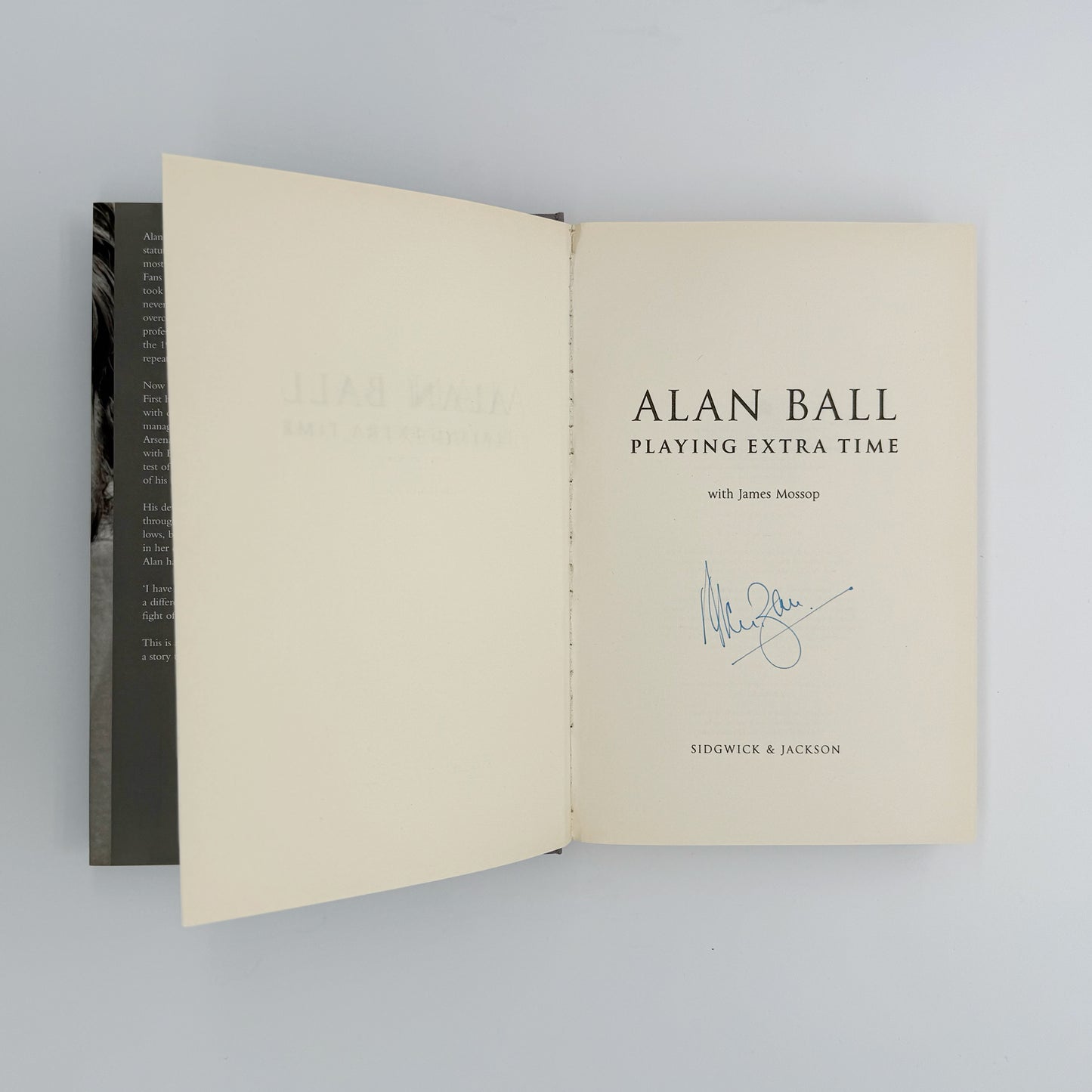Ball, Alan - Playing Extra Time (Signed)