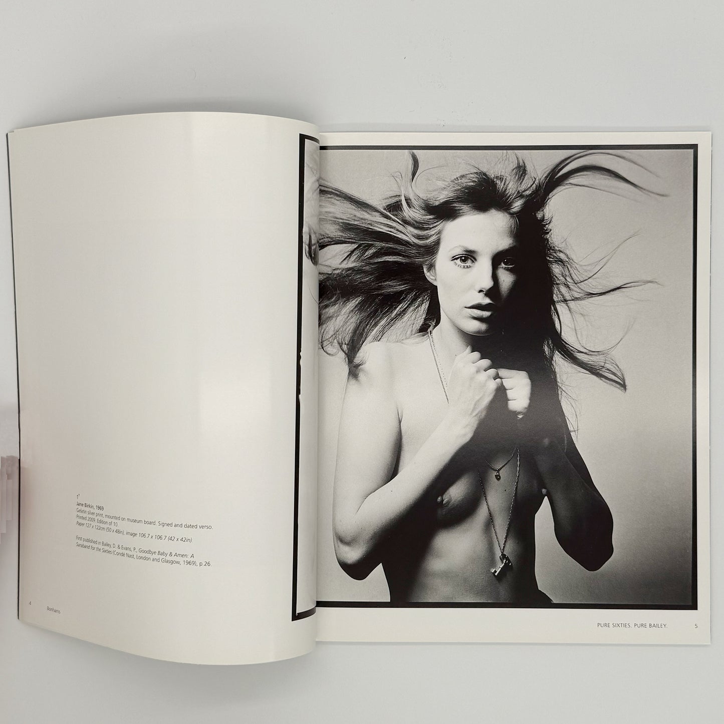 Bailey, David - Pure Sixties. Pure Bailey. 2010 Bonhams Auction Catalogue (Signed)