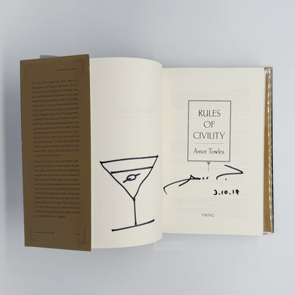 Towles, Amor - Rules of Civility (Signed)