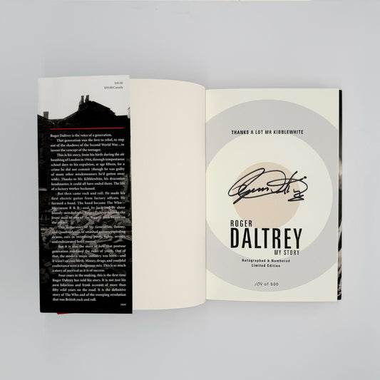Daltrey, Roger - Thanks a lot Mr Kibblewhite (Signed)