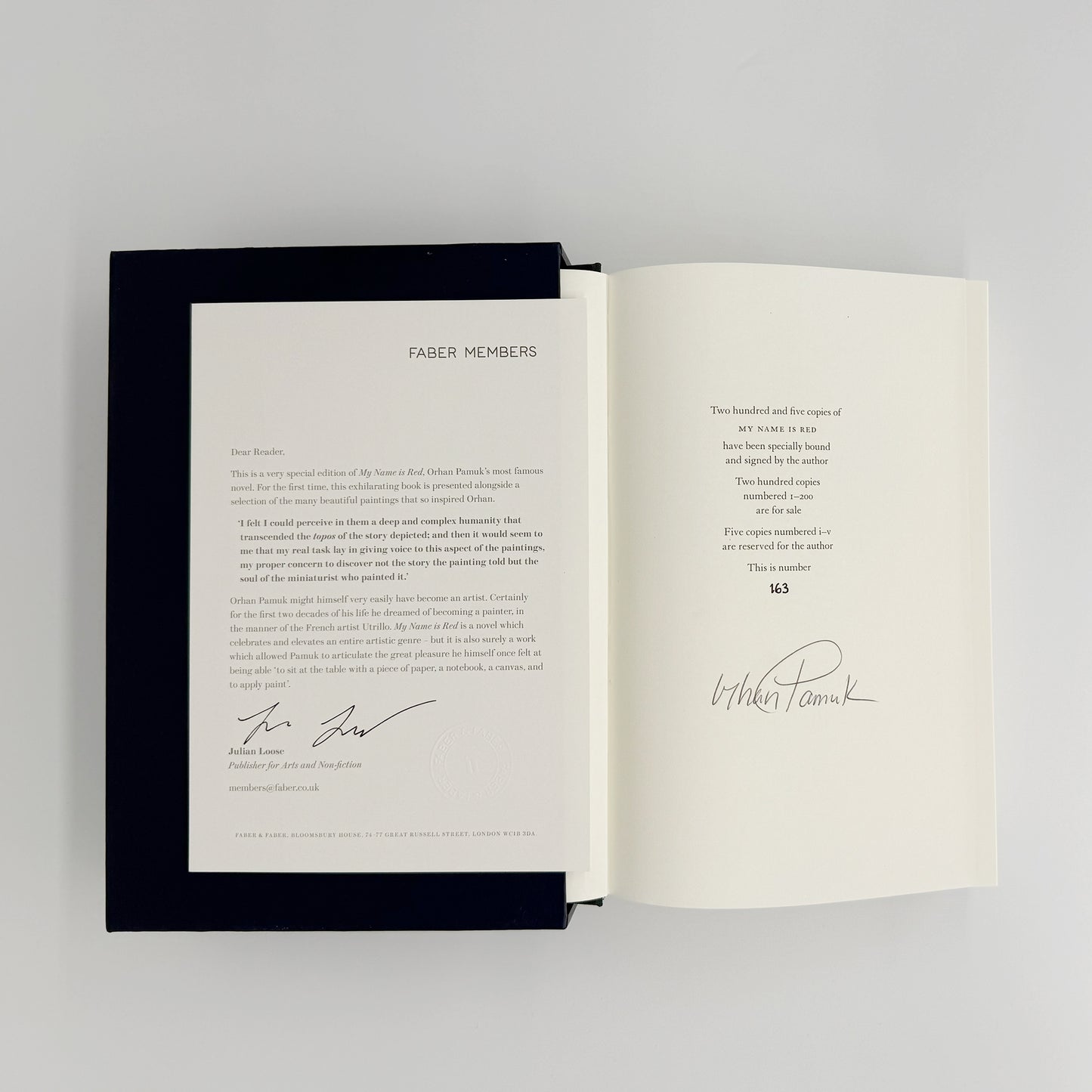 Pamuk, Orhan - My Name is Red (Signed)