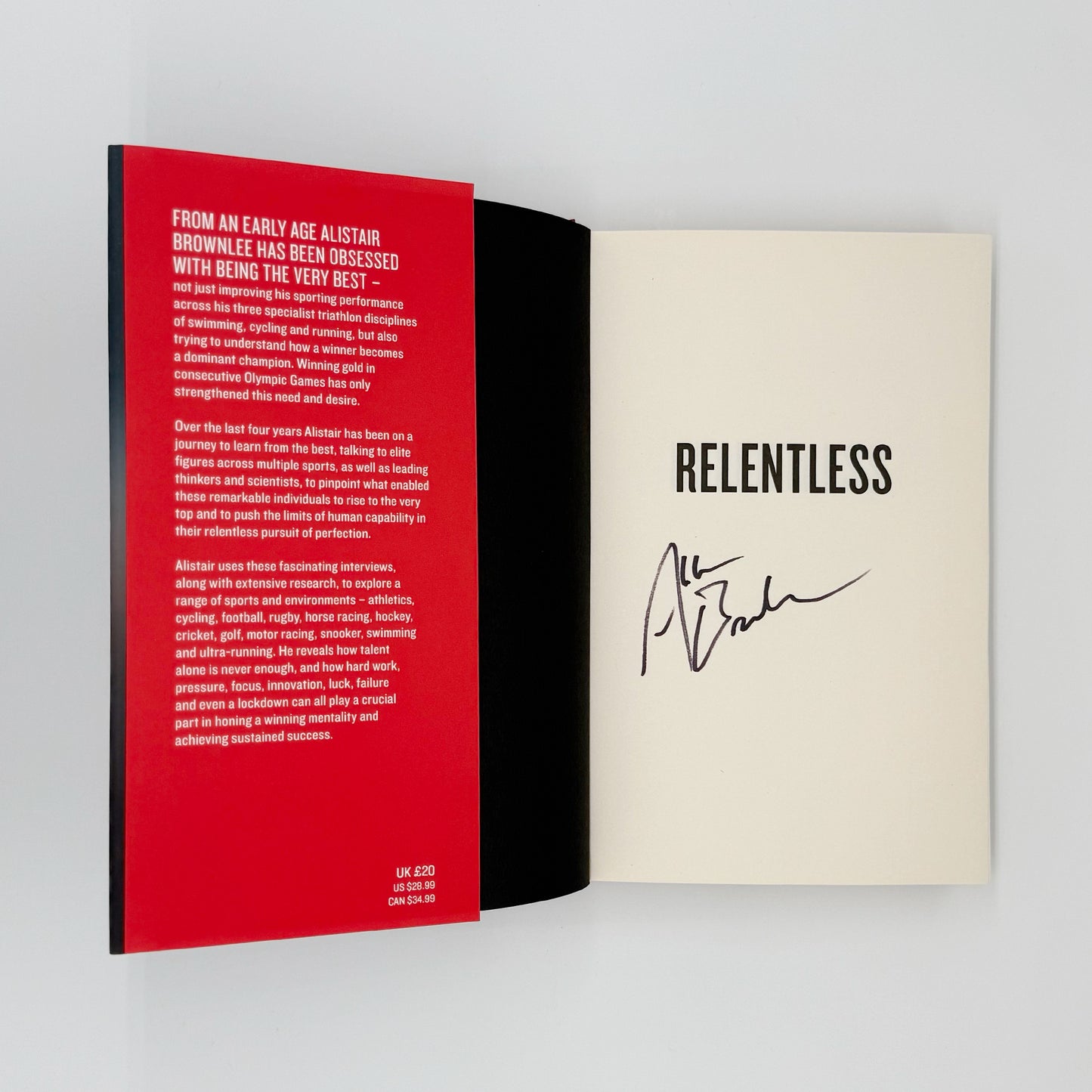 Brownlee, Alistair - Secrets of the Sporting Elite (Signed)