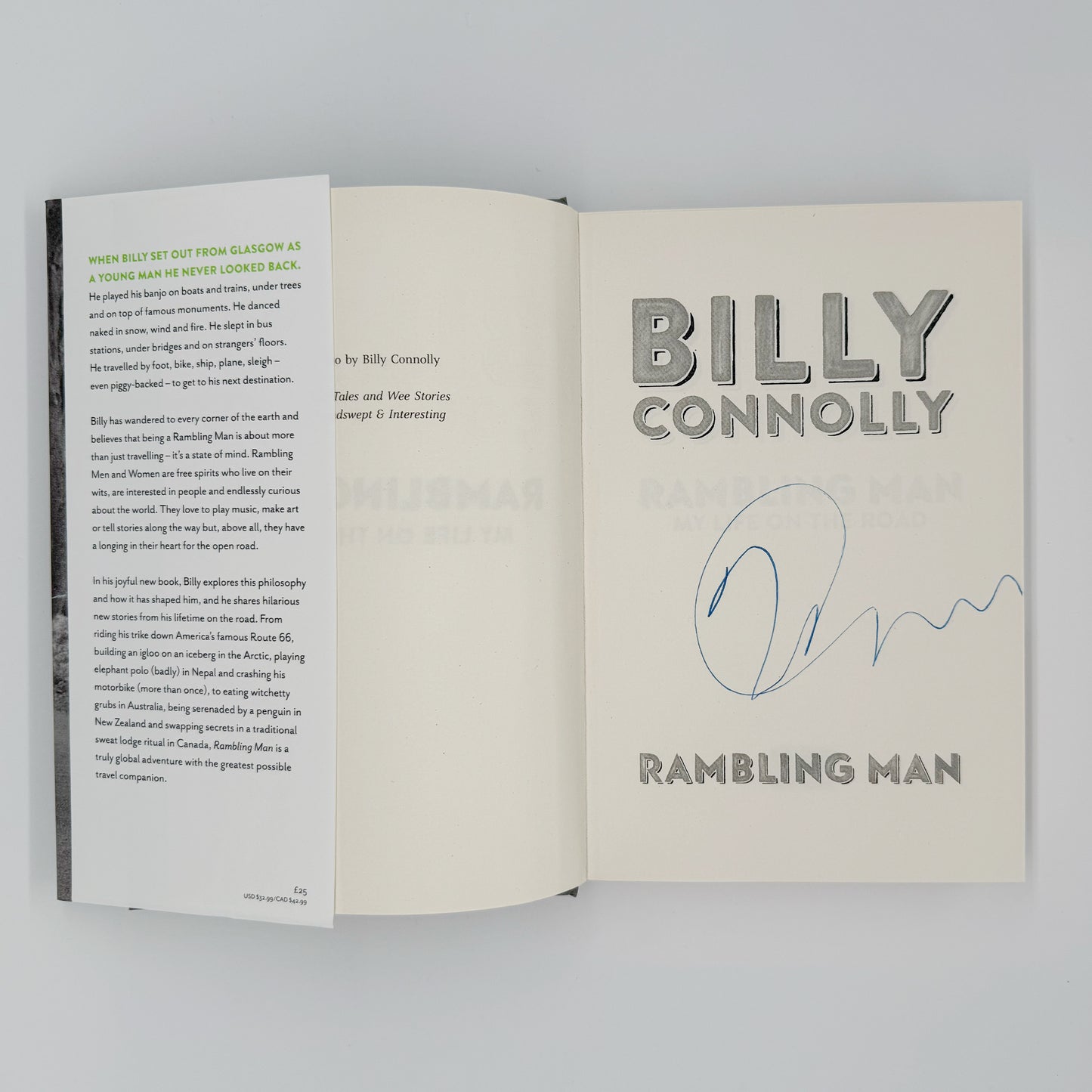 Connolly, Billy - Rambling Man (Signed)