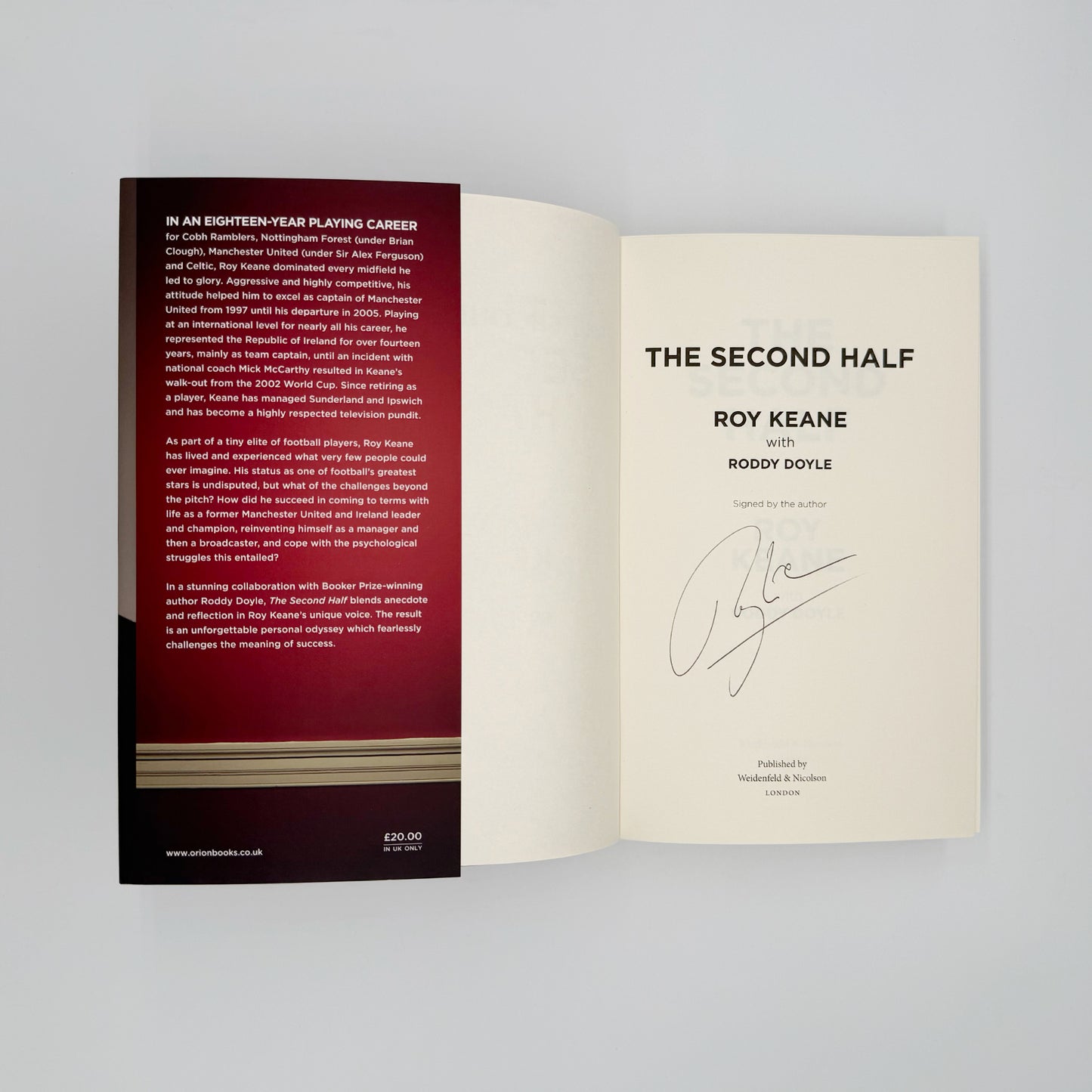 Keane, Roy - The Second Half (Signed)