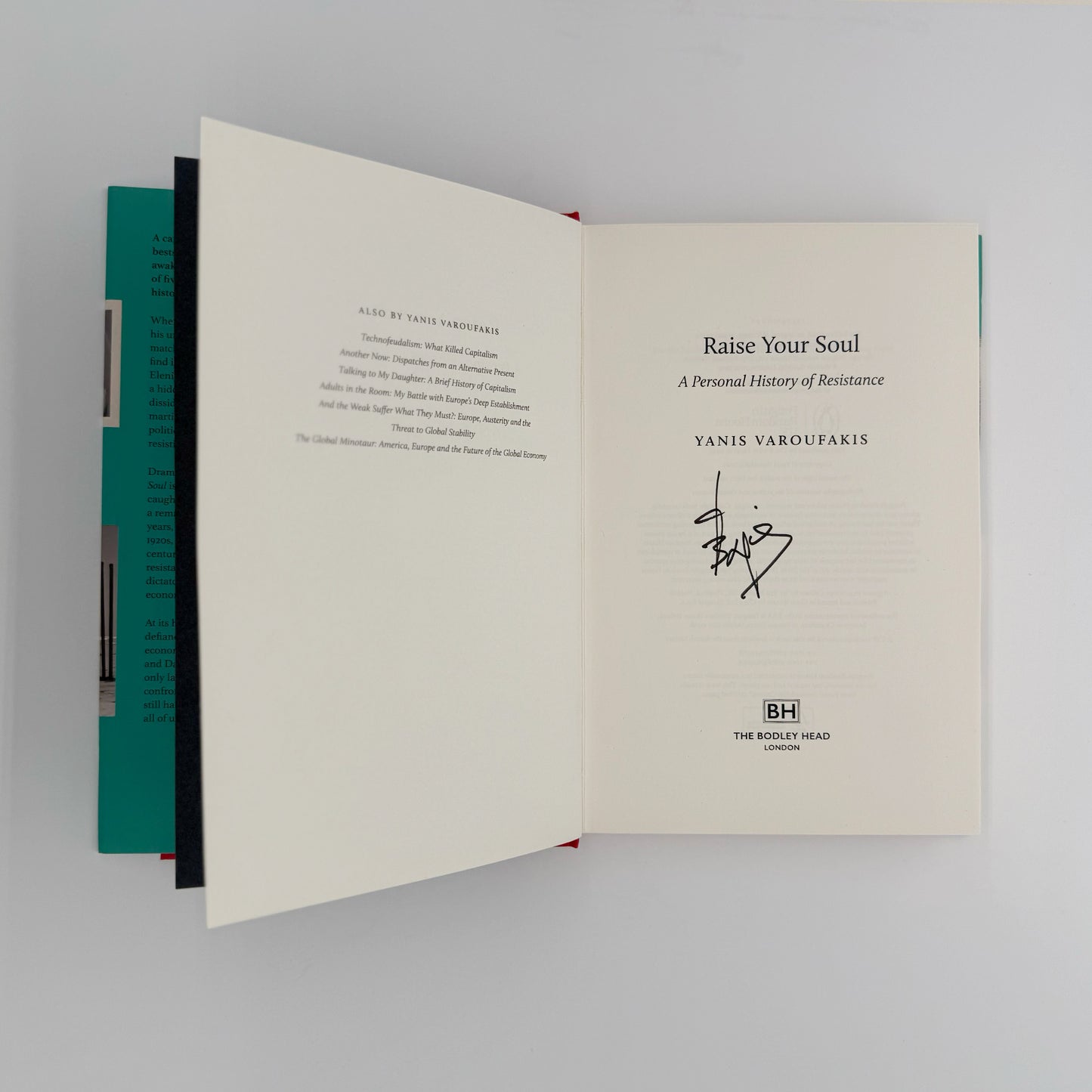 Varoufakis, Yanis - Raise Your Soul (Signed)