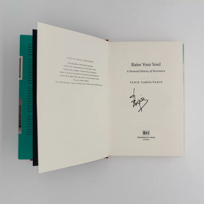 Varoufakis, Yanis - Raise Your Soul (Signed)