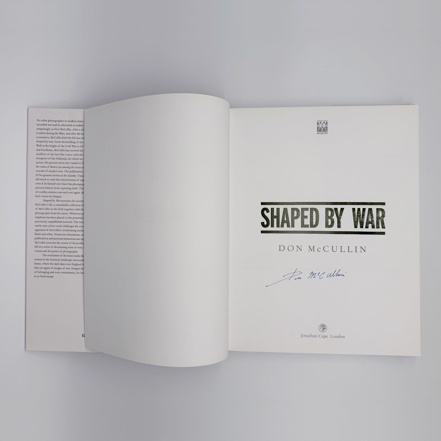 McCullin, Don - Shaped by War (Signed)