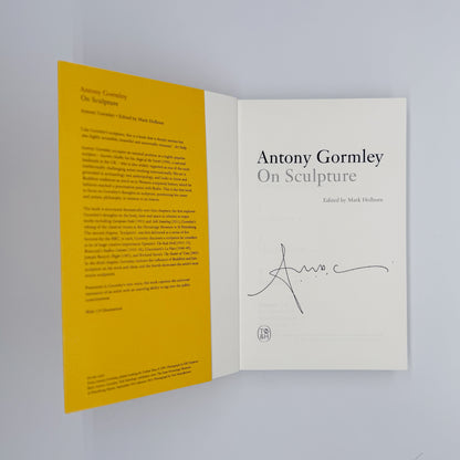 Gormley, Antony - On Sculpture (Signed)