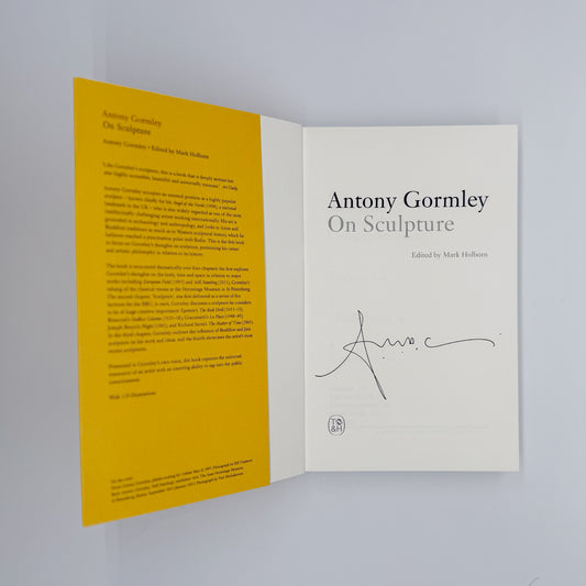 Gormley, Antony - On Sculpture (Signed)