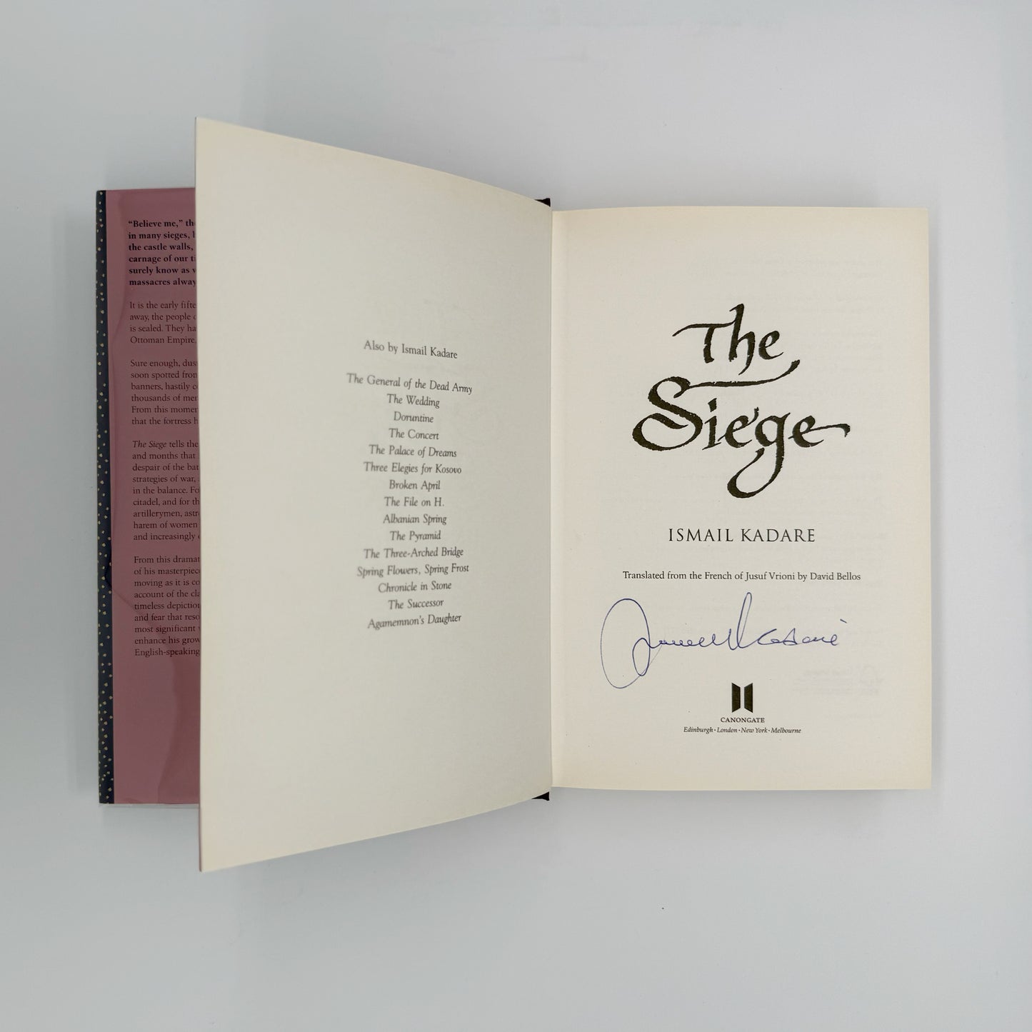 Kadare, Ismail - The Siege (Signed)