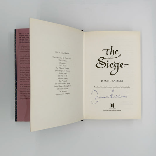 Kadare, Ismail - The Siege (Signed)