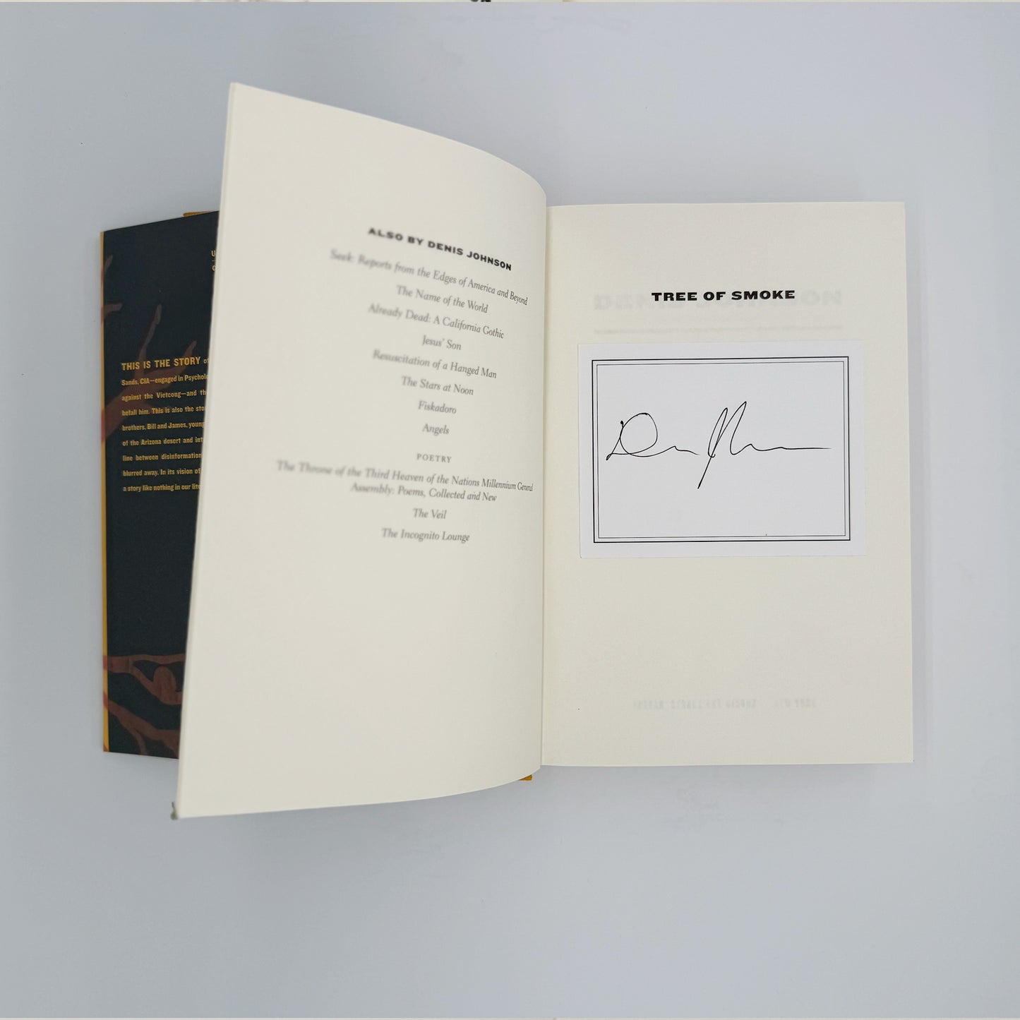 Johnson, Denis - Tree of Smoke (Signed)