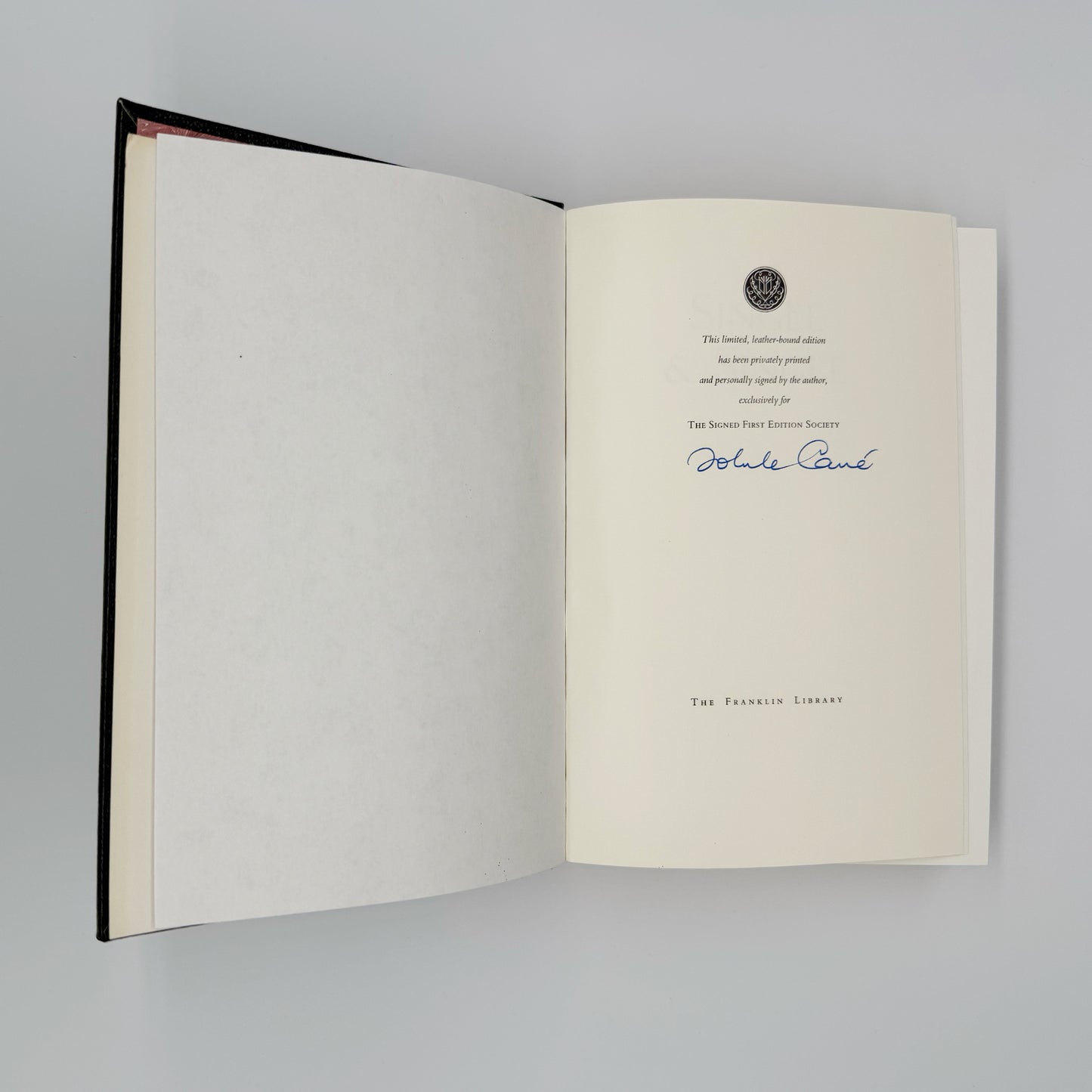 Le Carre, John - Single & Single (Signed)