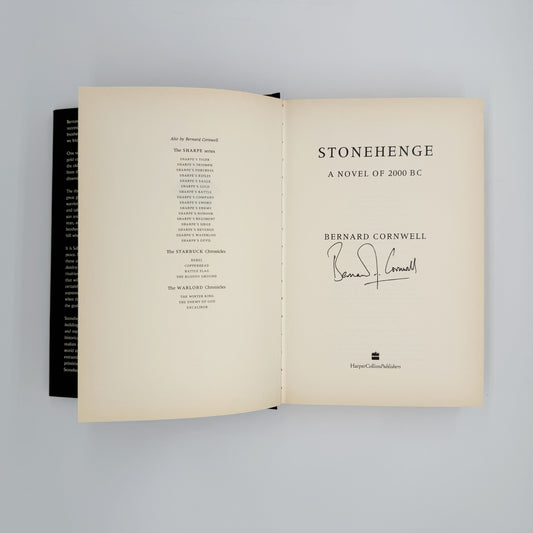 Cornwell, Bernard - Stonehenge (Signed)