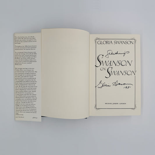 Swanson, Gloria - Swanson on Swanson (Signed)