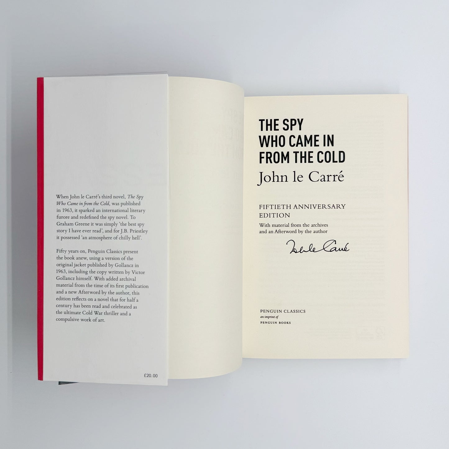 le Carre, John - The Spy Who Came in from the Cold (Signed)