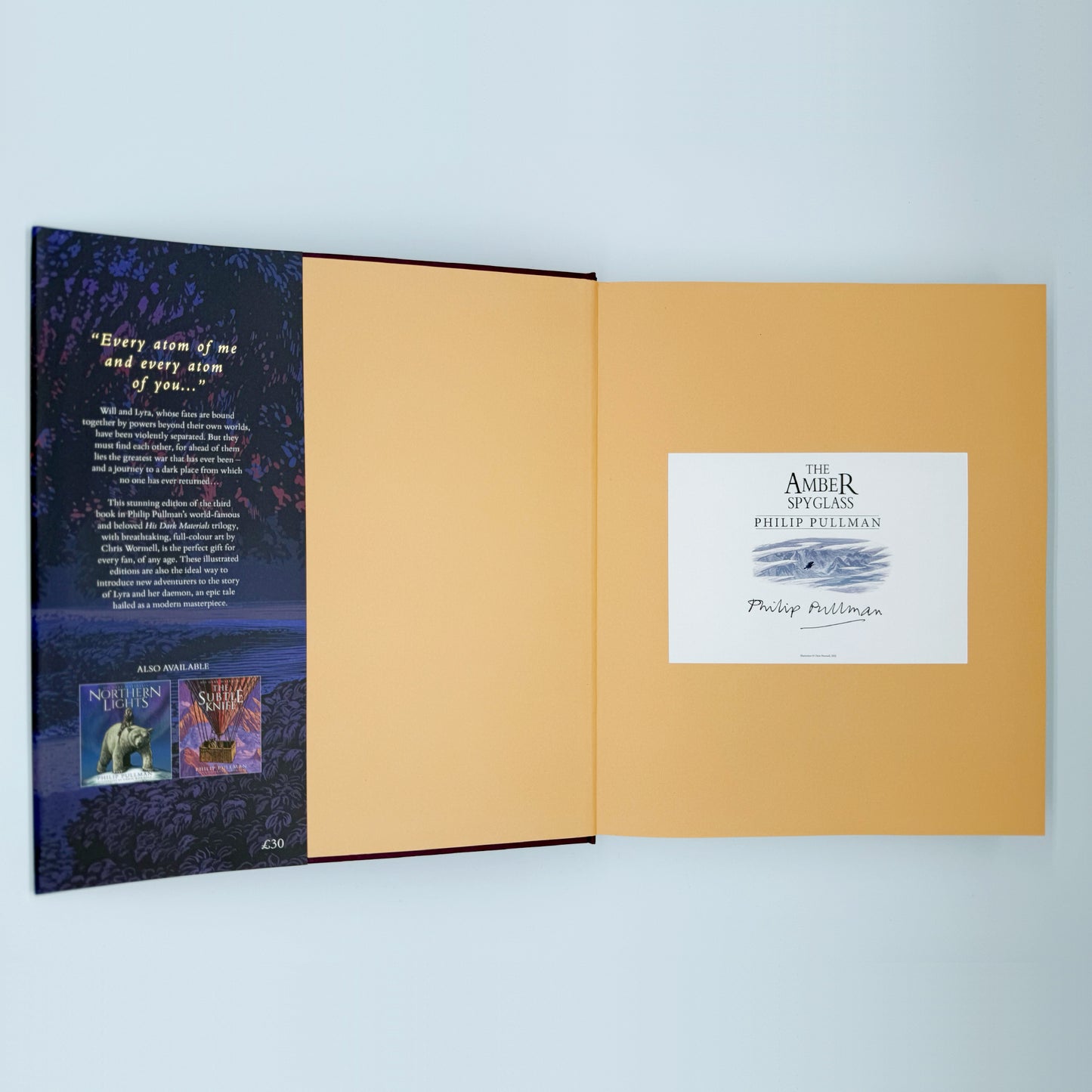 Pullman, Philip - Amber Spyglass Illustrated Edition (Signed)