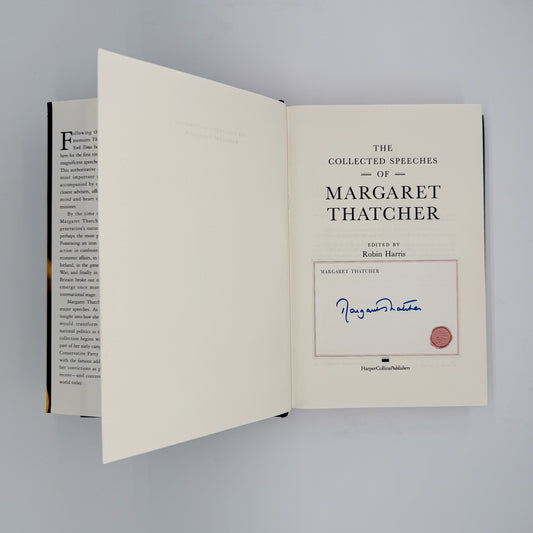 Thatcher, Margaret - Collected Speeches (Signed)