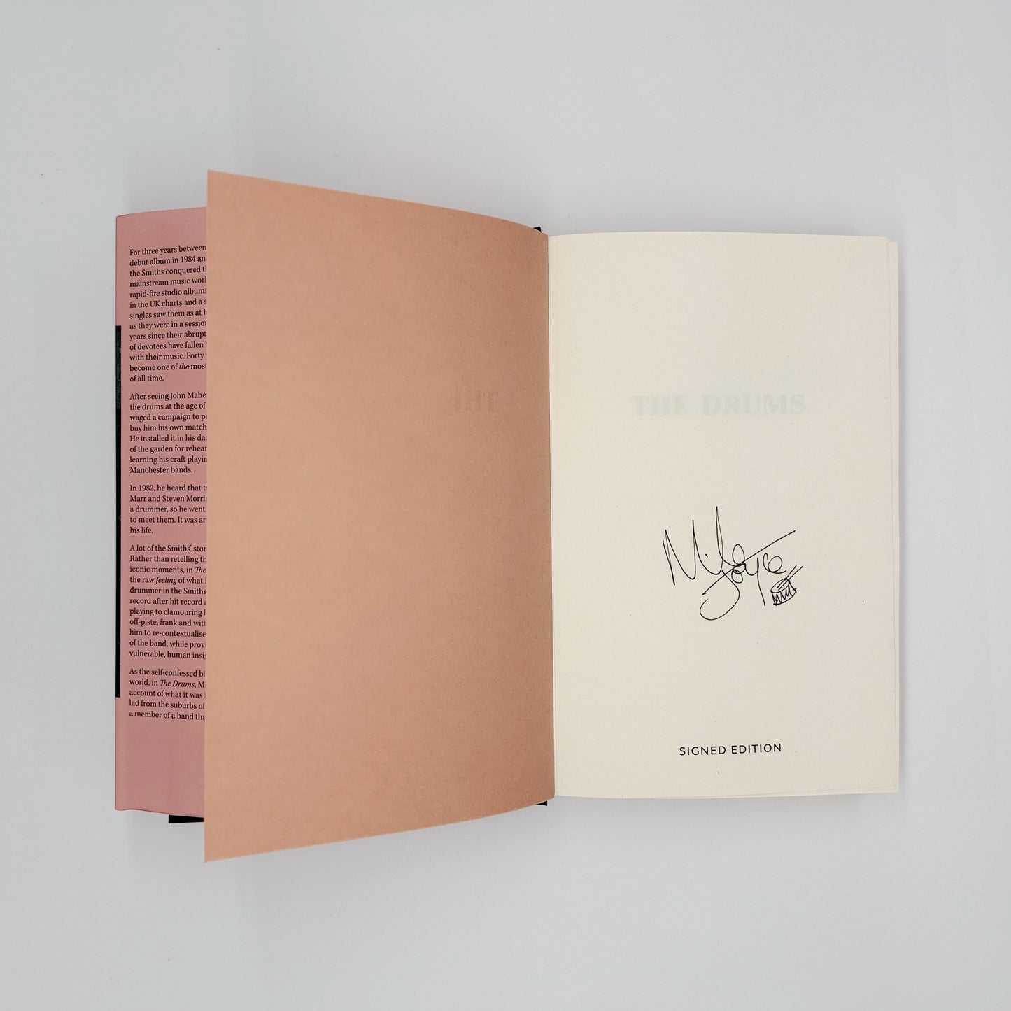 Joyce, Mike (The Smiths) - The Drums (Signed)