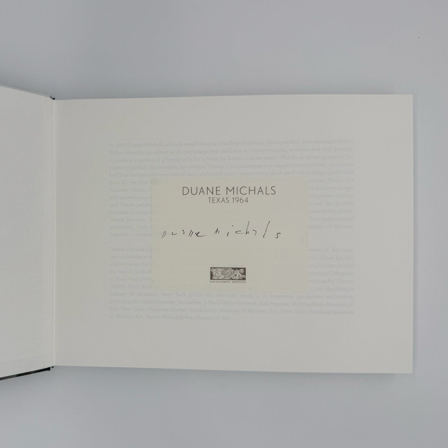 Michals, Duane - Texas 1964 (Signed)