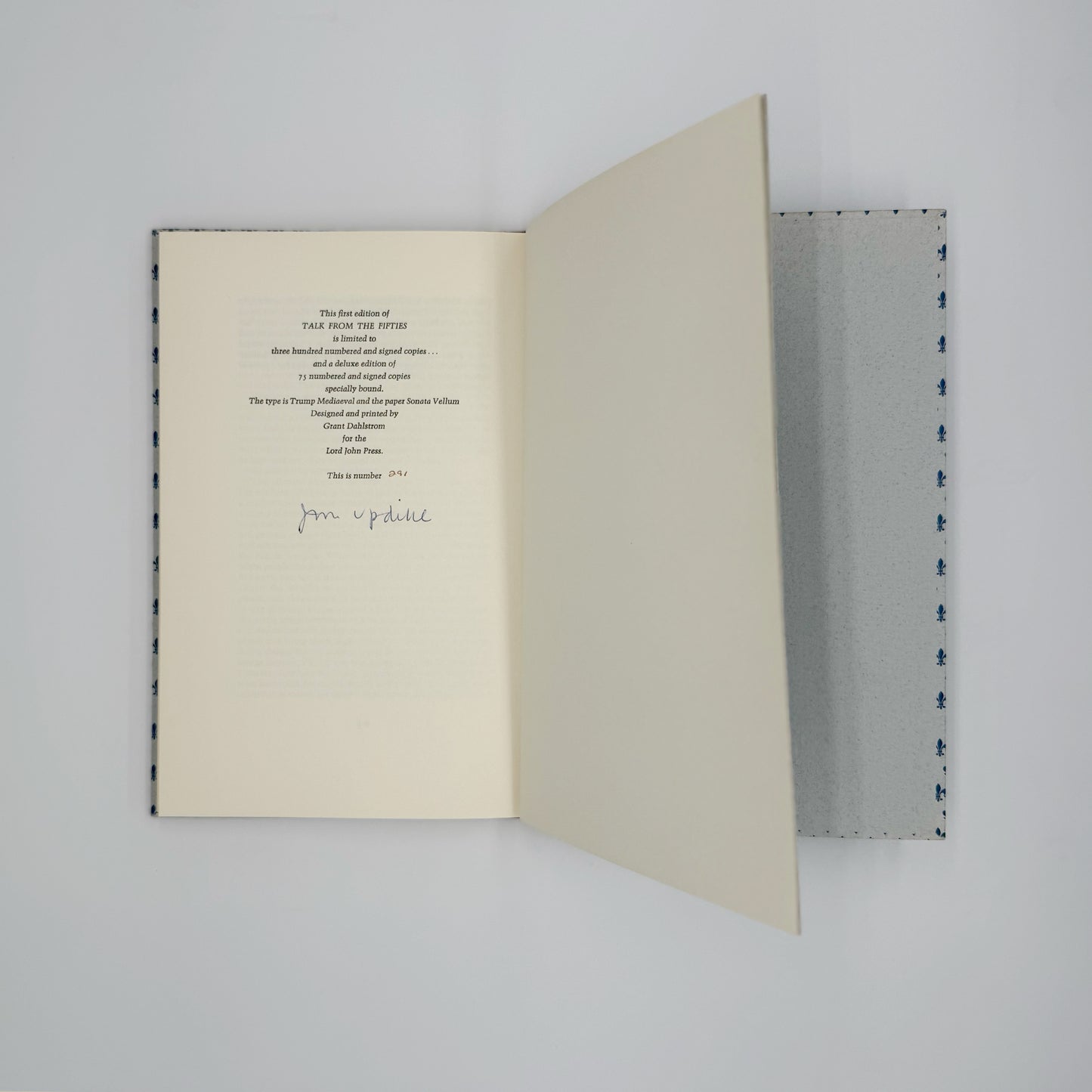 Updike, John - Talk From The Fifties (Signed)