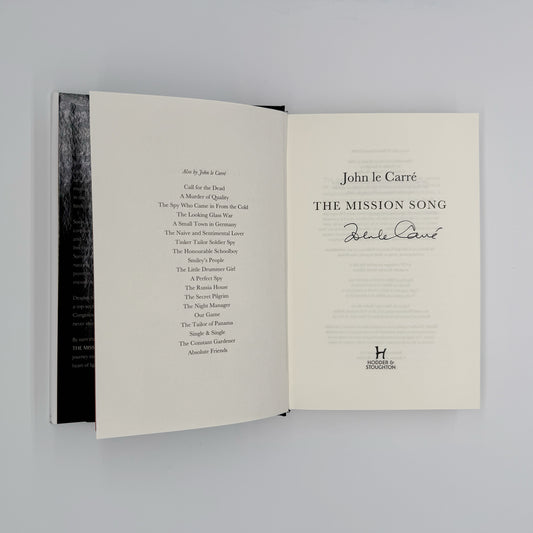 Le Carre, John - The Mission Song (Signed)