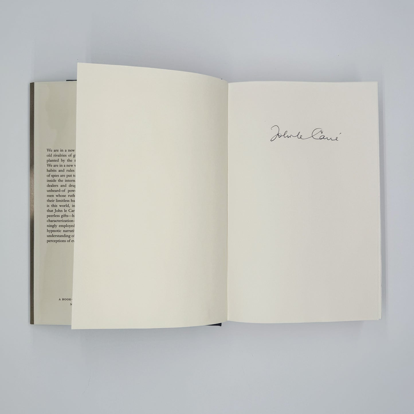 Le Carre, John - The Night Manager (Signed)