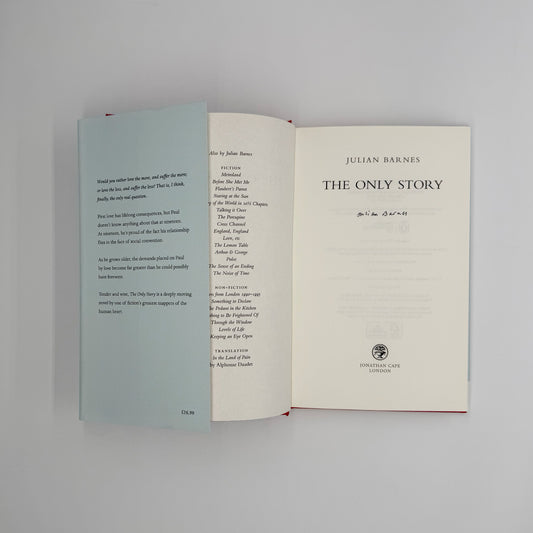 Barnes, Julian - The Only Story (Signed)