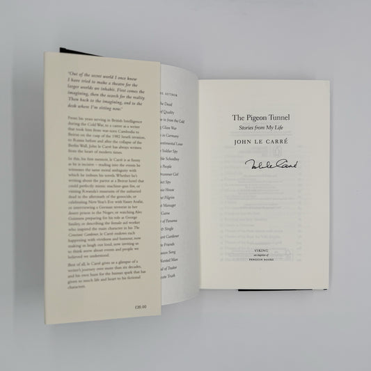 Le Carre, John - The Pigeon Tunnel (Signed)