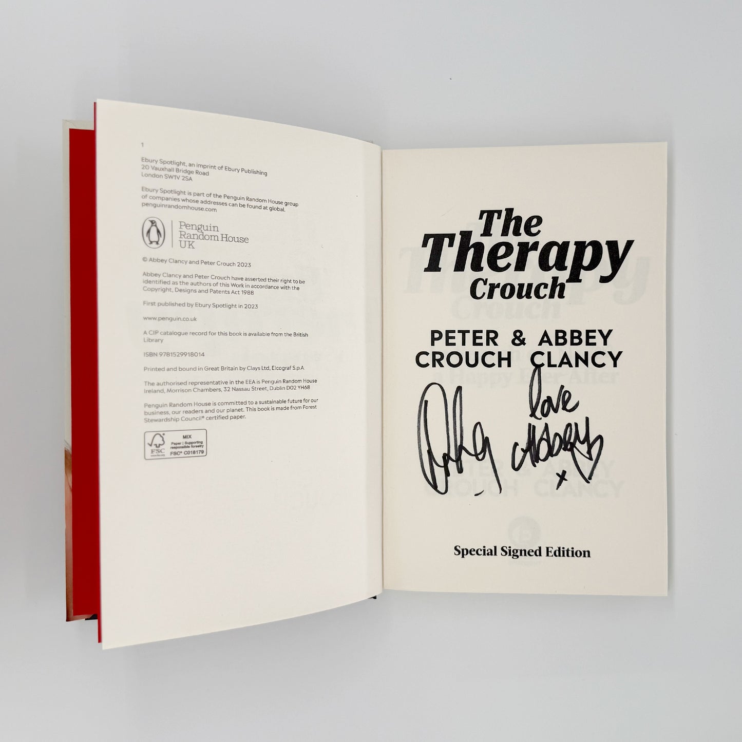 Crouch, Peter and Abbey - The Therapy Crouch (Signed)